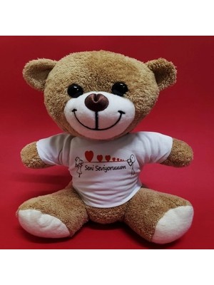 Belle Fusion Mey Ithalat®  Seni Seviyorum Temalı Peluş Ayıcık