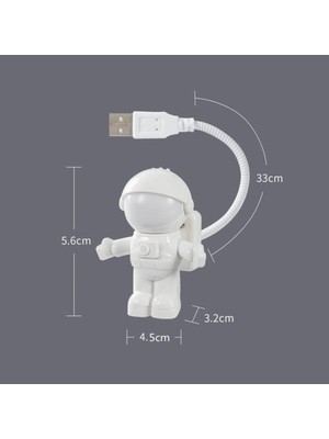 Belle Fusion Mey Ithalat® Astronot USB Gece Lambası