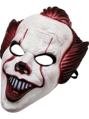 Belle Fusion Mey Ithalat® Plastik Joker Maskesi Killer Palyaço Maskesi