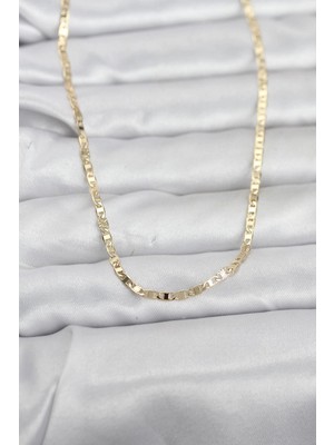 Marsilyan cm 14K Gold Renk Zincir Model 60 cm Kadın Kolye 5886