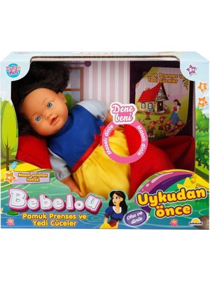 Belle Fusion Mey Ithalat® Bebelou Uykudan Önce Bebeği Masal Anlatan Pamuk Prenses ve Yedi Cüceler