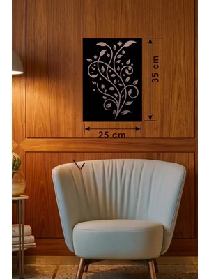 Belle Fusion Mey Ithalat® Tavus Kuşu ve Doğa Temalı Ahşap Duvar Tablosu - 25X35 cm Lazer Kesim Pano