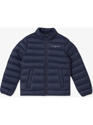 Tommy Hilfiger Essential Light Down Çocuk Mavi Ceket