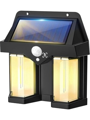Mbb E-Ticaret Mey Ithalat® Rustik Ampul Ikili Solar Duvar Aplik