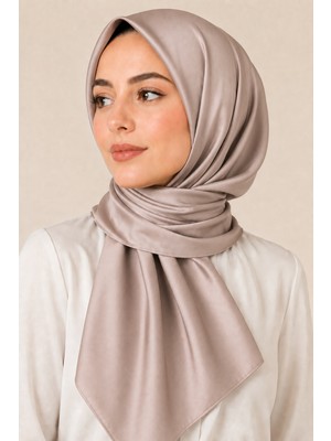 Bihan Store Aker Düz Ipek Eşarp – Lüks Dokulu Sade ve Şık Kadın Eşarp  7747758-GÜL Kurusu