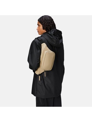 Rains Bum Bag W3 Unisex Bej Bel Çantası