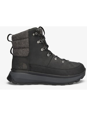 The North Face Bergen Deri Erkek Gri Su Geçirmez Kar Botu