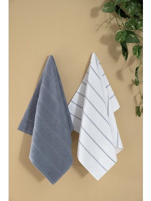 Arliva Santana Bukle Mutfak Havlusu 2'li Set Beyaz/bej 40X60