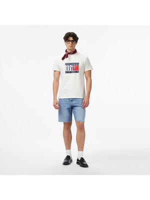 Tommy Hilfiger Isaac Relaxed Festival Erkek Mavi Jean Şort
