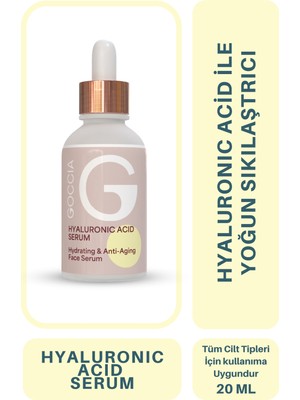 Goccia Nemlendirici | Dolgunlaştırıcı Hyalüronik Asit Serum 20ML