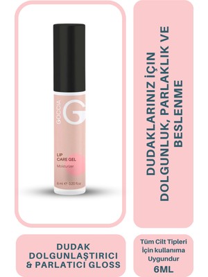 Goccia Dudak Dolgunlaştırıcı Gloss | Daha Pürüzsüz ve Parlak Dudaklar 6ml