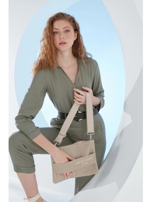 TeknoKapsül Pierre Cardin Nude Kadın Omuz Çantası 05PO23Y3500