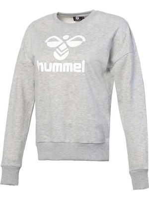 TeknoKapsül Hummel Helsınge Gri Kadın Sweatshirt