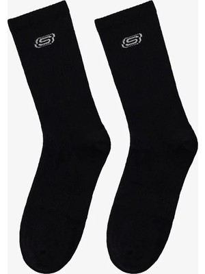 Skechers U Crew 2 Pack Socks S2520318-3817 Siyah Çorap