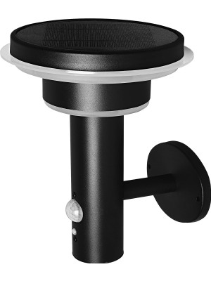 Ledvance Endura Style Solar Double Circle Duvar Lambası, Paslanmaz Çelik, 6 W, Siyah, Tek Boy