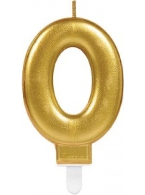 Ett 0 Rakam Mum Gold Renk