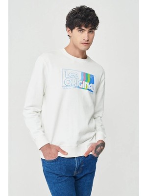 Lee Regular Fit Normal Kesim Sıfır Yaka Sweatshirt