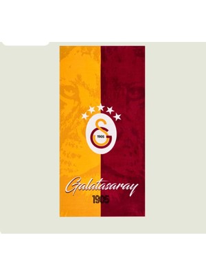 Taç Lisanslı Galatasaray Aslan Plaj Havlusu