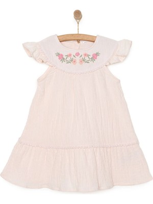 TeknoKapsül Ebebek Hello Baby Hellobaby Rustik Kız Elbise Kız Bebek
