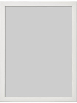 Ikea Fıskbo Çerçeve, Plastik ve Fibrokarton, 30X40 Santimetre, Beyaz [tek Çerçeve]