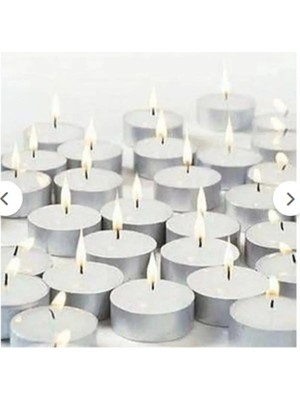 Empressco 50 Li Tealight Mum Beyaz Tea Light 50 Adet
