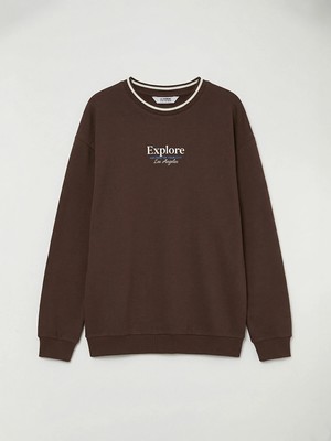 Lc Waikiki Yeni Sezon Los Angeles Baskılı Erkek Çocuk Sweatshirt