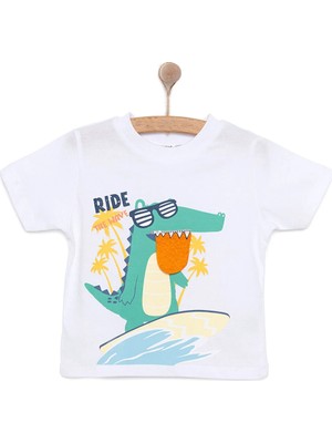 TeknoKapsül Ebebek Hello Baby Hellobaby Crocodile Erkek Tshirt Erkek Bebek
