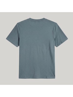 Jack & Jones Erkek Baskili Relaxed Fit Bisiklet Yaka Tisört - Boxed