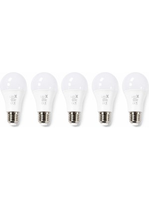 Uzman Dörtler - Ledx AL-LL15 15 Watt E27 1350 Lümen 6500K Beyaz LED Ampul 5 Adet