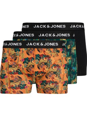 Jack & Jones Erkek 3'lü Boxer Paketi - Cheetah