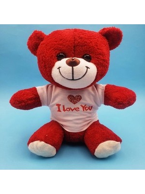 Belle Fusion Mey Ithalat®  Kırmızı I Love You Ayıcık