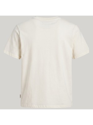 Jack & Jones Erkek Baskili Relaxed Fit Bisiklet Yaka Tisört - Boxed