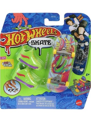 TeknoKapsül Hot Wheels HGT91 Hot Wheels Skate Parmak Kaykay Macerasına Başlangıç Setleri
