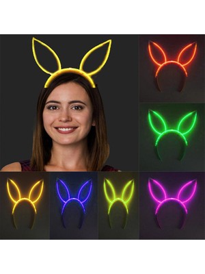Uzman Toptan Mey Ithalat® Karanlıkta Yanan Fosforlu Glow Taç 6 Renk 6 Adet