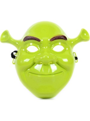 Uzman Toptan Mey Ithalat® Yeşil Shrek Maskesi 21X25 cm