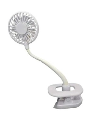 Belle Fusion Mey Ithalat® Portatif Işıklı Mini Klipsli Fan