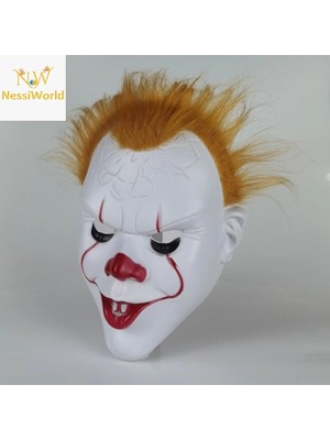 Uzman Toptan Mey Ithalat® Stephen King&amp;#39;s Korkutucu Joker Maske 31X22 cm