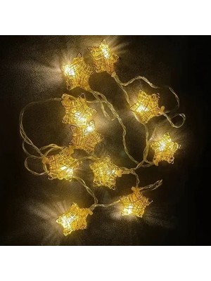 Belle Fusion Mey Ithalat® 3m 20 LED Pilli Yıldız LED