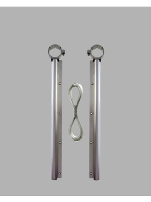 Uzman Toptan Mey Ithalat® 25X60 cm Çamaşır Askılığı Kare Balkon Demiri Için Dayanıklı Tasarım