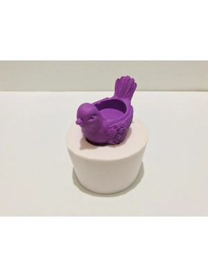 Empressco Kuş Tealight Mumluk Silikon Kalıbı