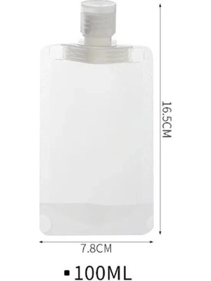 Belle Fusion Mey Ithalat® 3 Adet 100ML Krem Şampuan Kabı Tekrar Kullanılabilir Set