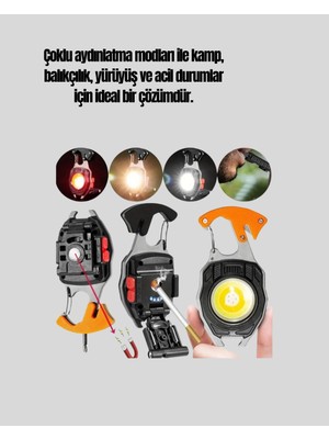 Uzman Toptan Mey Ithalat® Çok Modlu LED Işıklı Pratik Anahtarlık