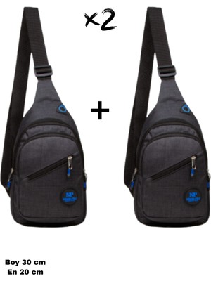 Sannora Bags Unisex Su Geçirmez Kulaklık USB Çıkışlı Çapraz Askılı Çanta Bel Omuz ve Göğüs Çanta Günlük Bodybag