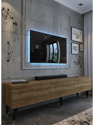 Online Fırsat Mutlu Ol Mutlu Kal Karnaval Tv Sehpası 180 cm - Ceviz - GA3-1001-2