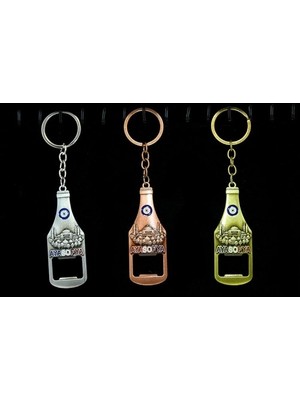 Belle Fusion Mey Ithalat® Metal Ayasofya Anahtarlık ve Açacak Model 1