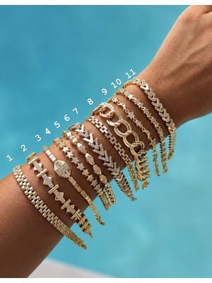 Shop Krutzo Gold Xuping Kararmaz Solmaz Bileklikler