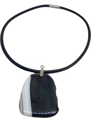 Dilhan Atlay Oniks Uçlu Choker Kolye