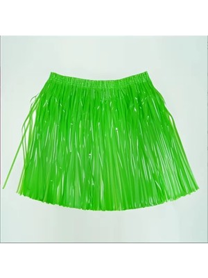 Uzman Toptan Mey Ithalat® Neon Yeşil Hawaii Parti Eteği 40 cm