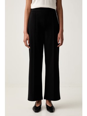 Calvin Klein Interlock Wıde Leg Pull On Pant