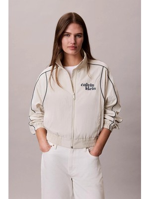 Calvin Klein Novelty Nylon Pıpıng Jacket